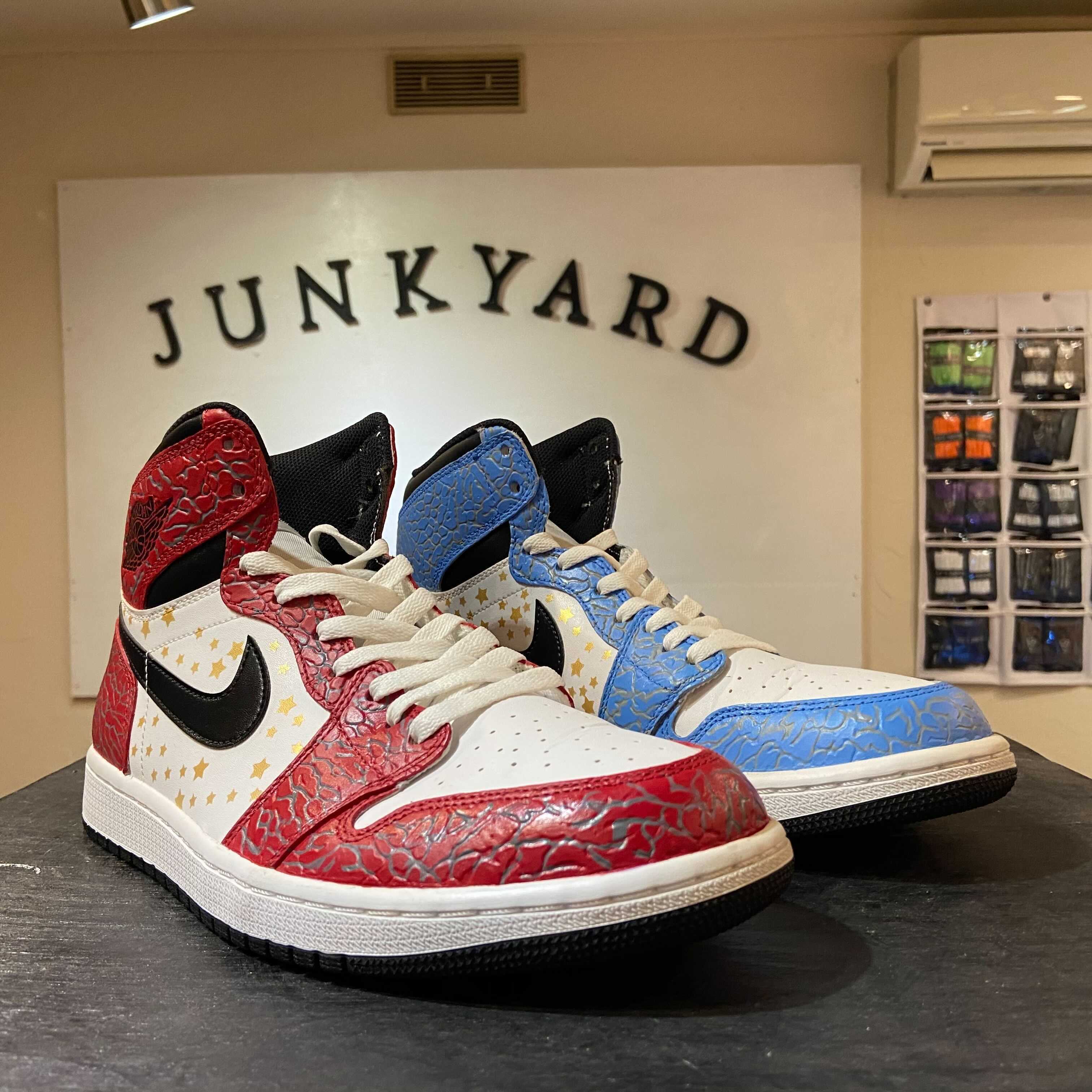シカゴロイヤル左右非対称カスタム for Air Jordan 1 – アトランダム