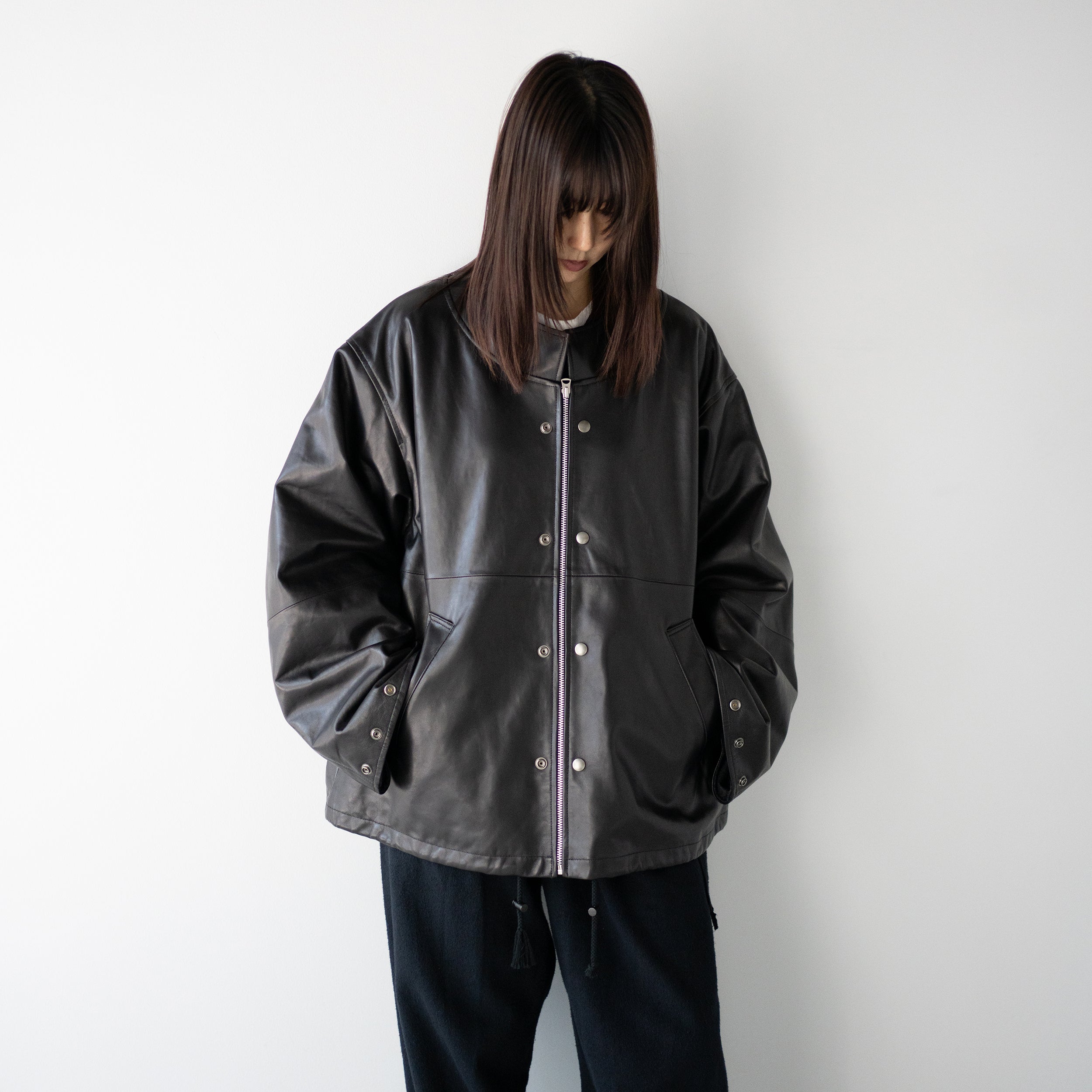 barbell object(バーベルオブジェクト) / leather ns jkt 