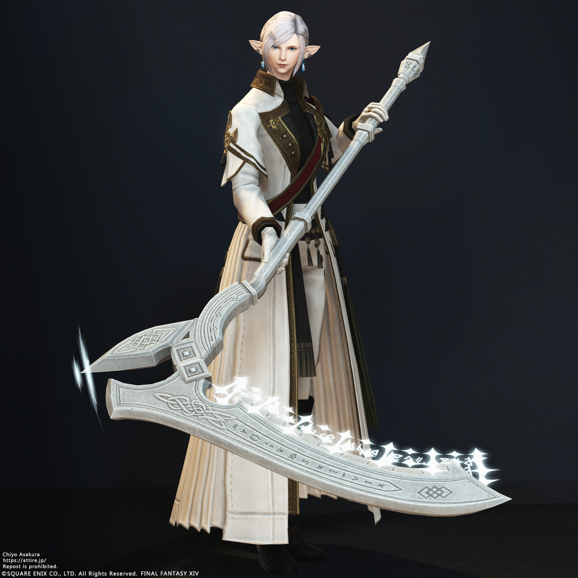 アスフォデロース・ウォーサイズ【FF14 装備手帳】｜ミラプリ用装備