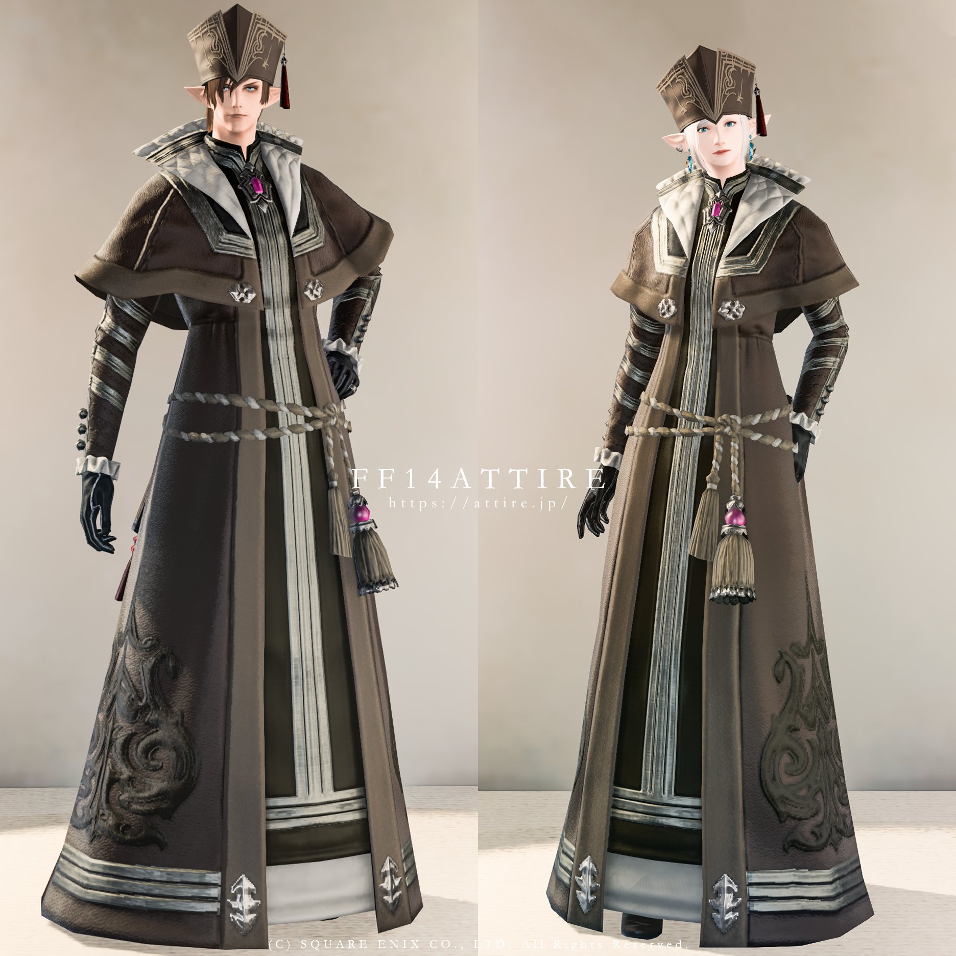 レイクランド・ヒーラーローブ【FF14 装備手帳】｜ミラプリ用装備