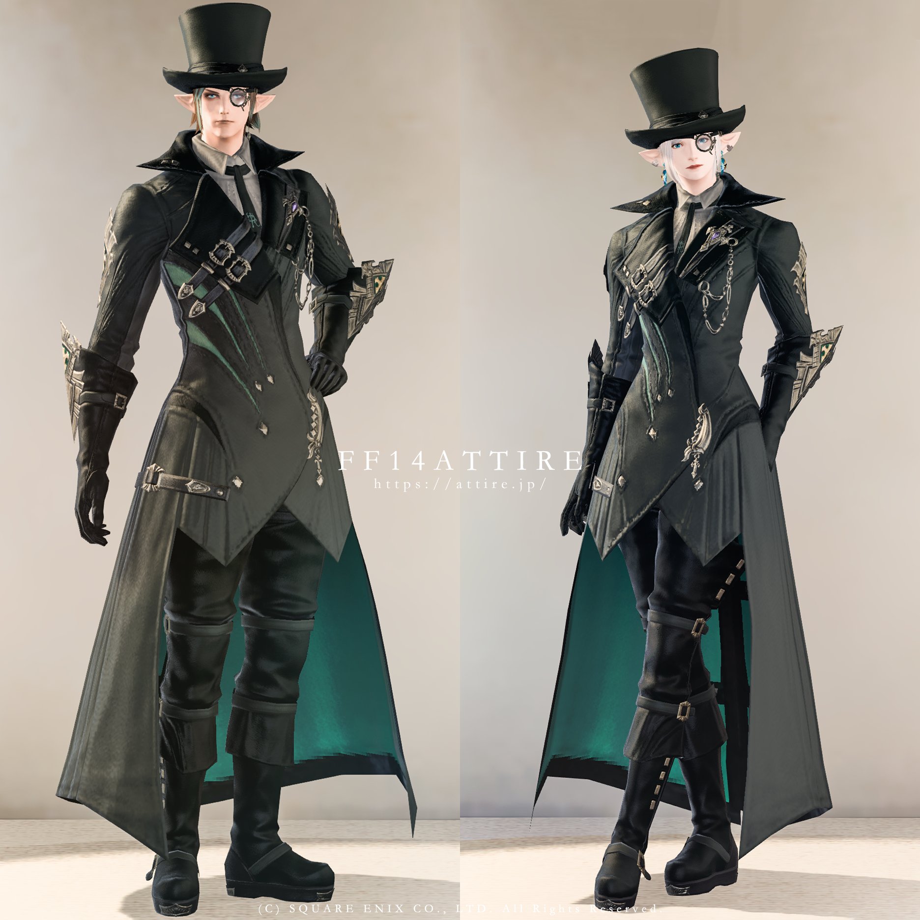 アルマスティ・キャスターコート【FF14 装備手帳】｜ミラプリ用装備