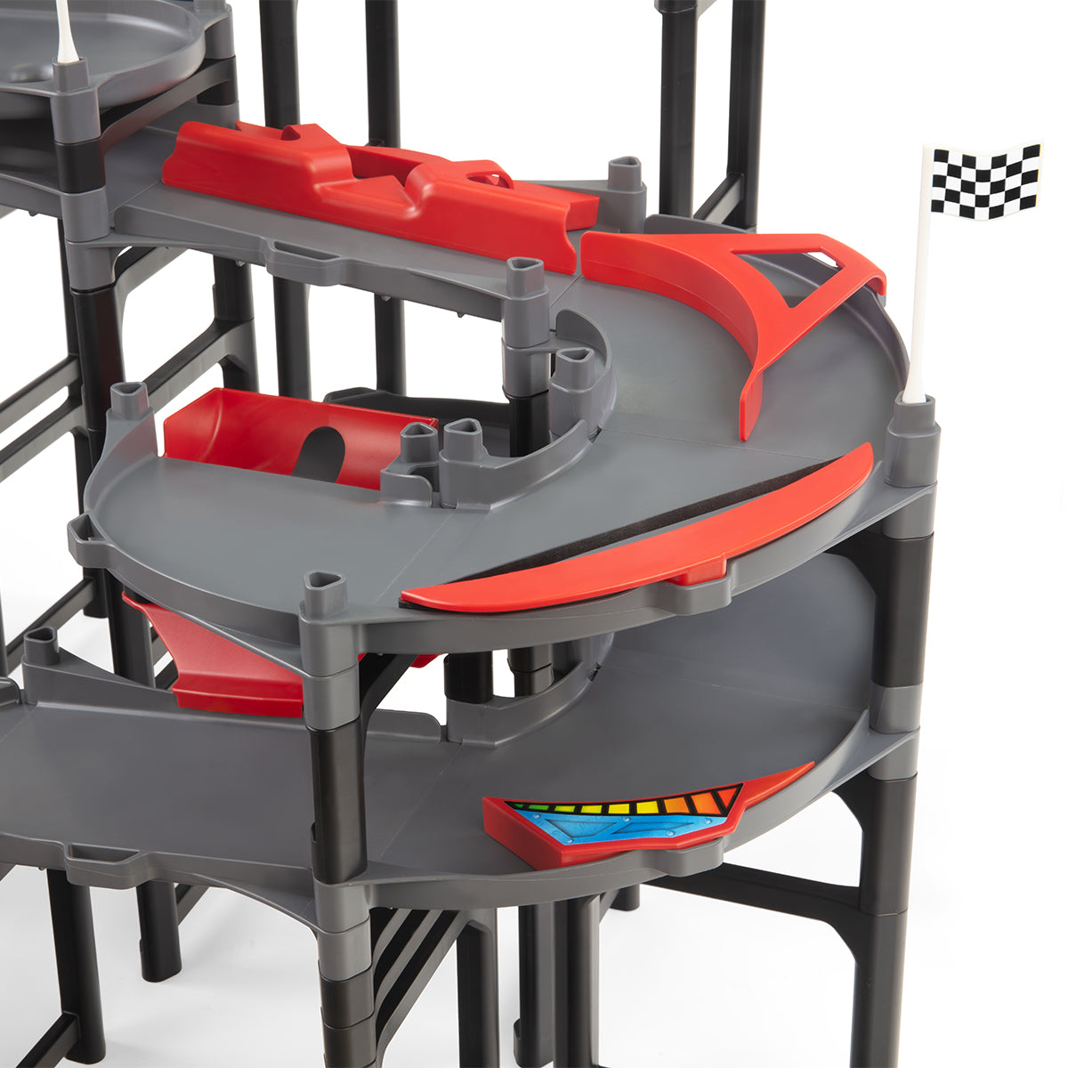 Multi-Lane Marble Run Track Set - 180pc | Impact Marble Racing