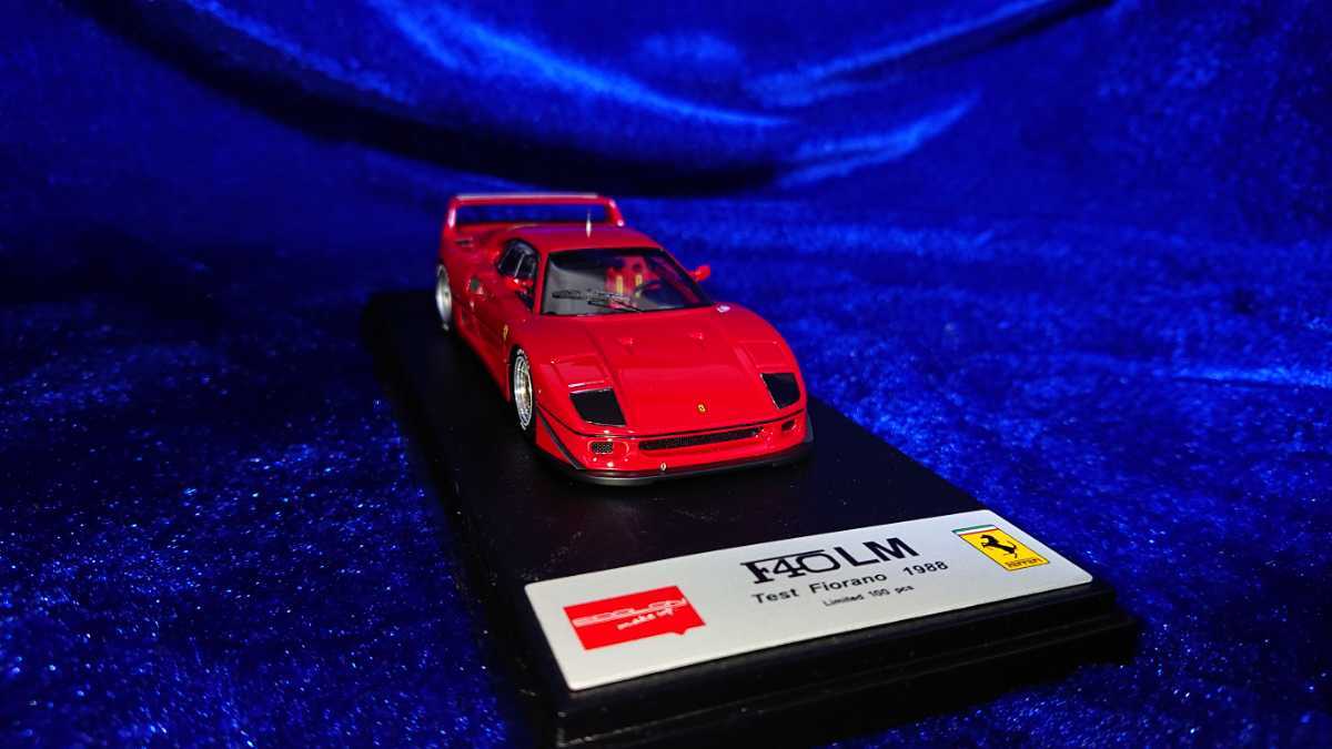 1/43 MAKEUP EIDOLON FERRARI F40 LM Test Fiorano 1988 MUEM004