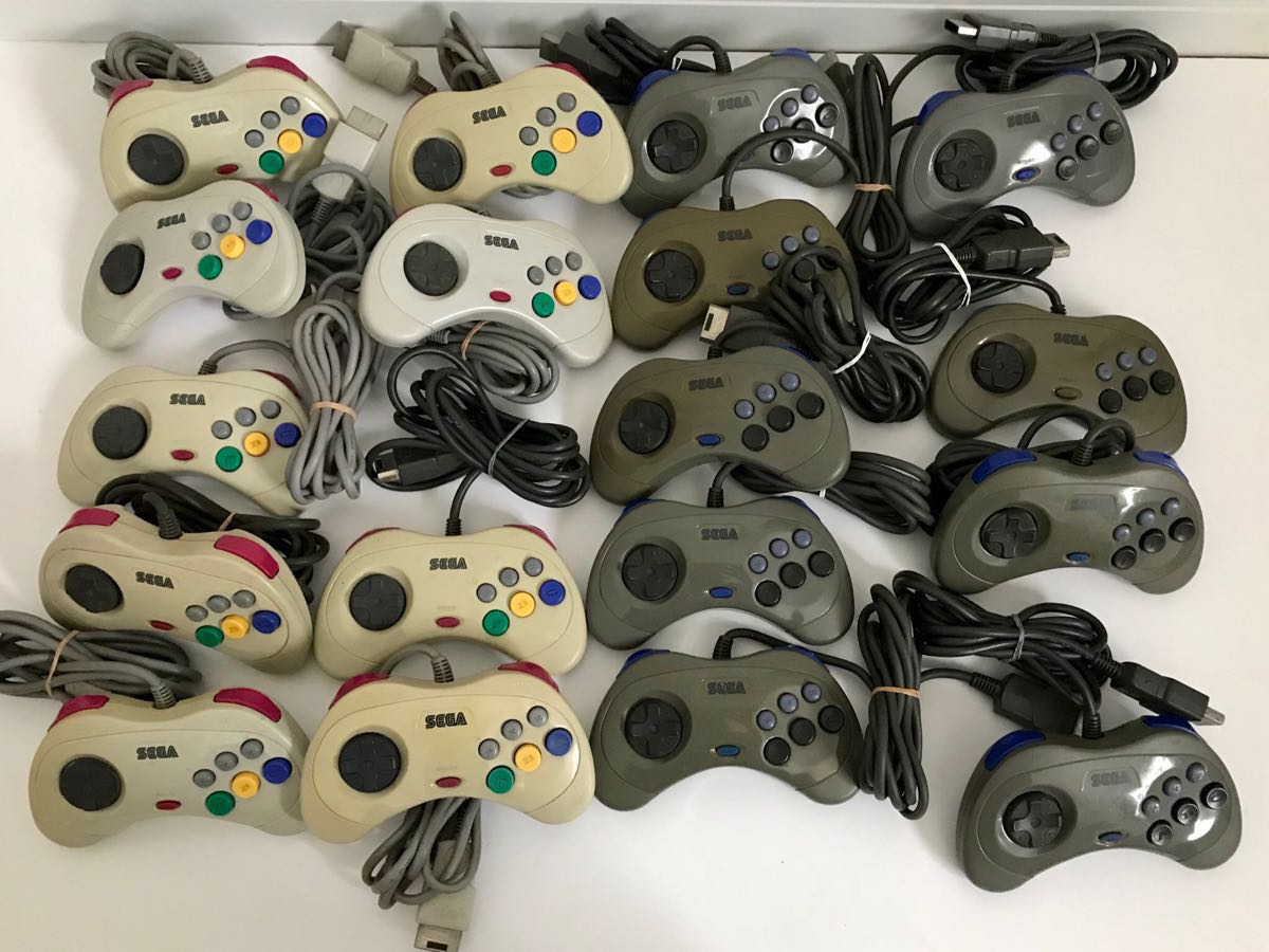 SEGA セガサターン 本体2台 コントローラー 18個 ソフト8枚 ドリーム