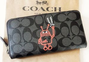 コーチ 長財布 キースへリングのYahoo!オークション(旧ヤフオク!)の