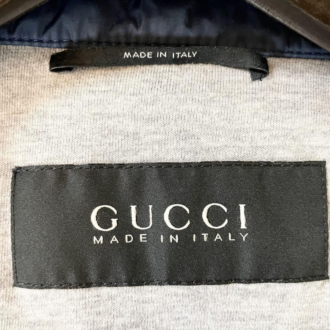 GUCCI グッチ ナイロンジャケット ダブルジップアップ ブルゾン