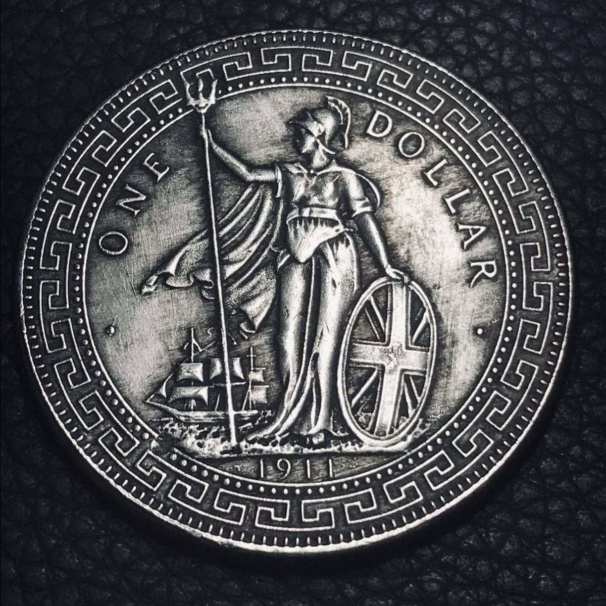 イギリス 銀貨 壹圓 1911年 ブリタニア立像貿易銀 古錢 一円銀貨 貿易