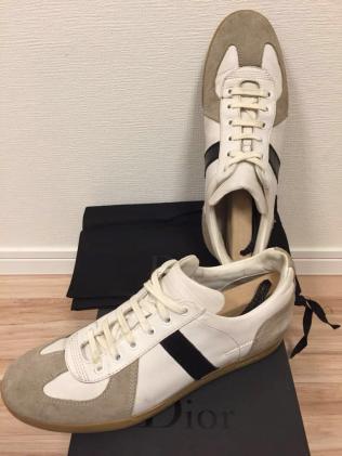 Dior HOMME ディオールオム ジャーマントレーナー 名作 レザー