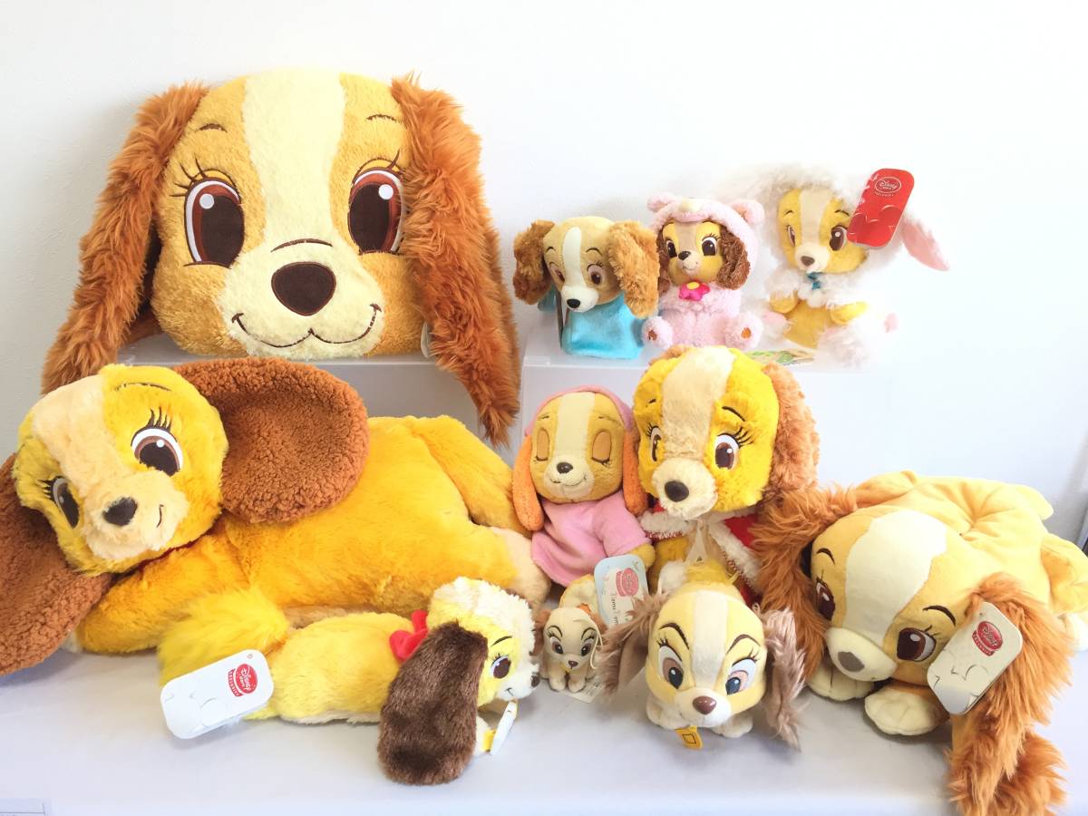 ディズニー レディ ぬいぐるみなど11個セット わんわん物語 Disney
