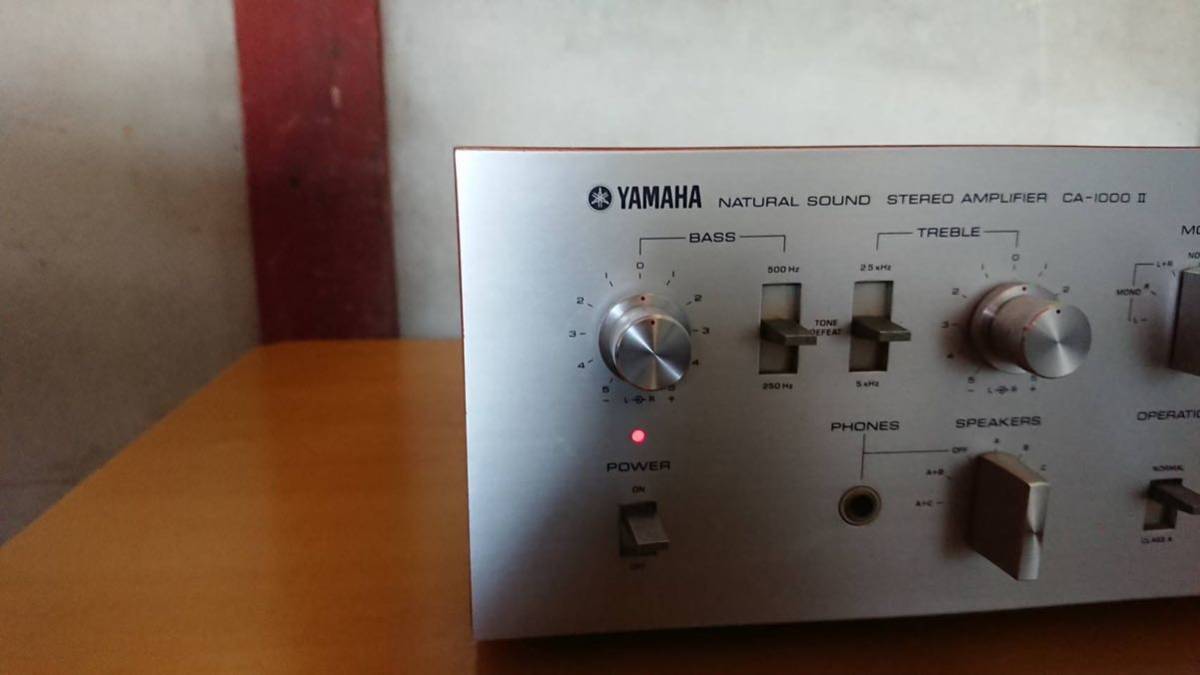 YAMAHA プリメインアンプ CA-1000 Ⅱ 動作品 ヤマハ アンプ オーディオ