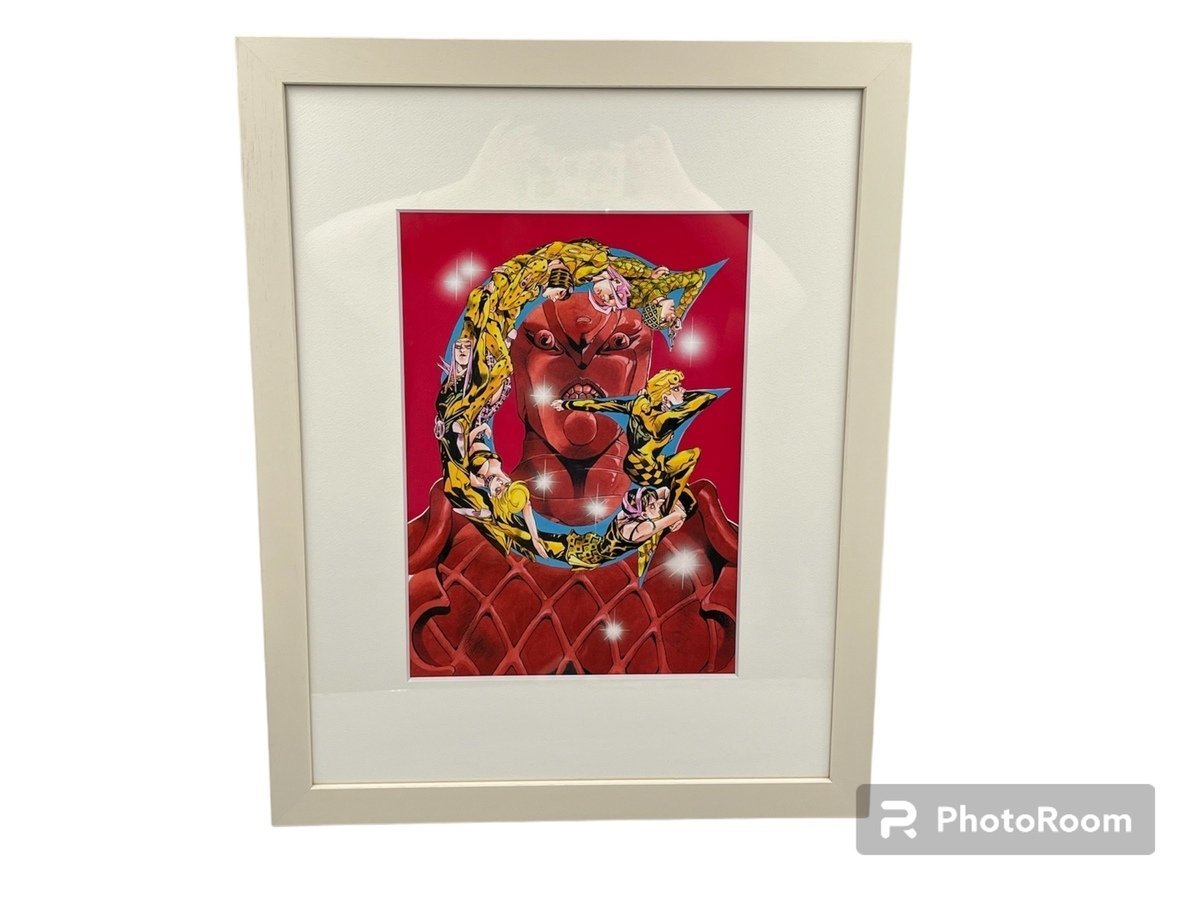 新品 荒木飛呂彦原画展 黄金の風 高級複製原画 冒険の波紋 ジョジョの
