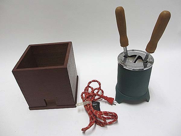 藤原式裁縫用電化鏝 双矢電気 裁縫コテ 藤原式裁縫用電化