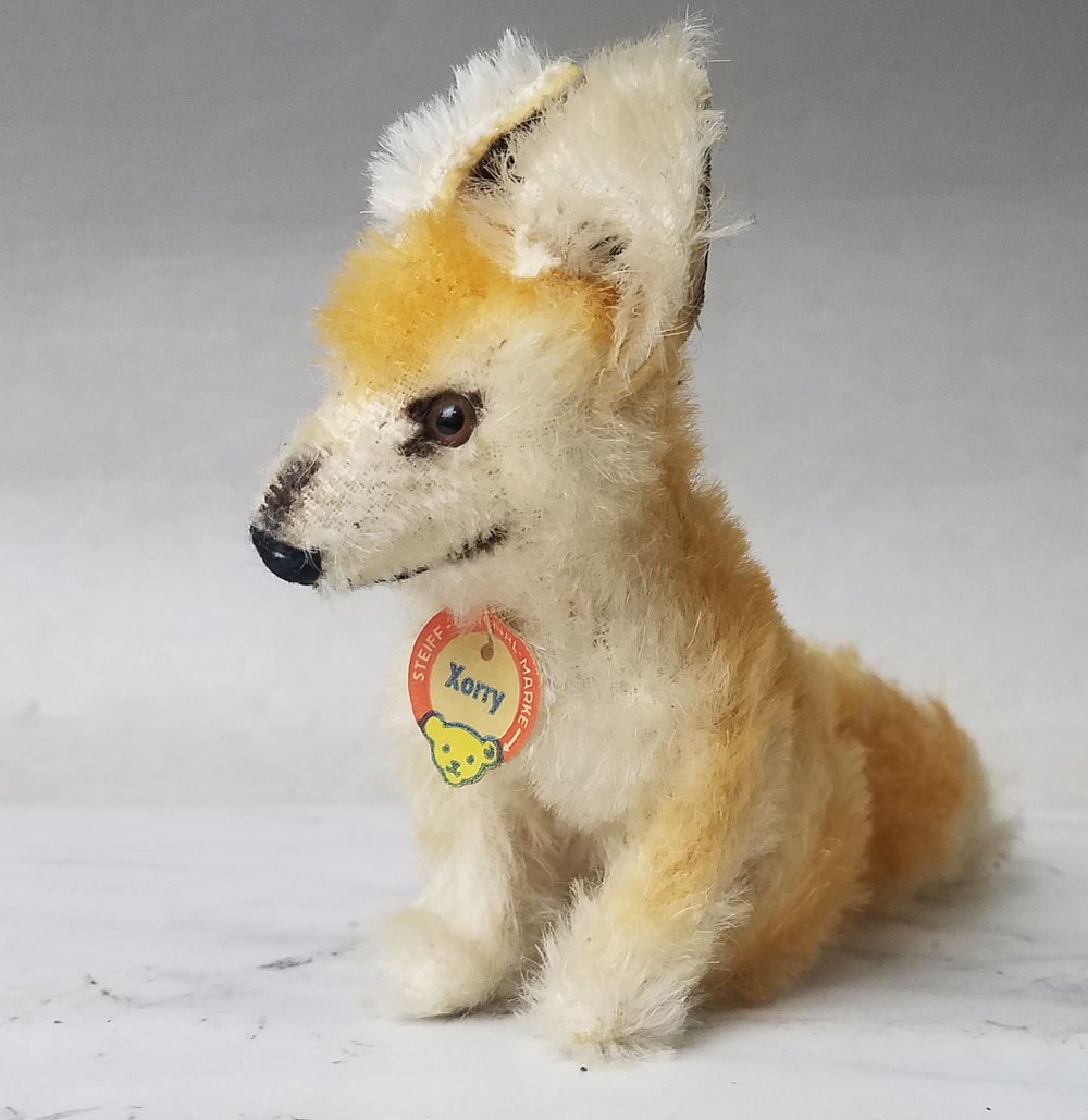 アンティーク シュタイフ社 きつねのXorry All IDs steiff きつね