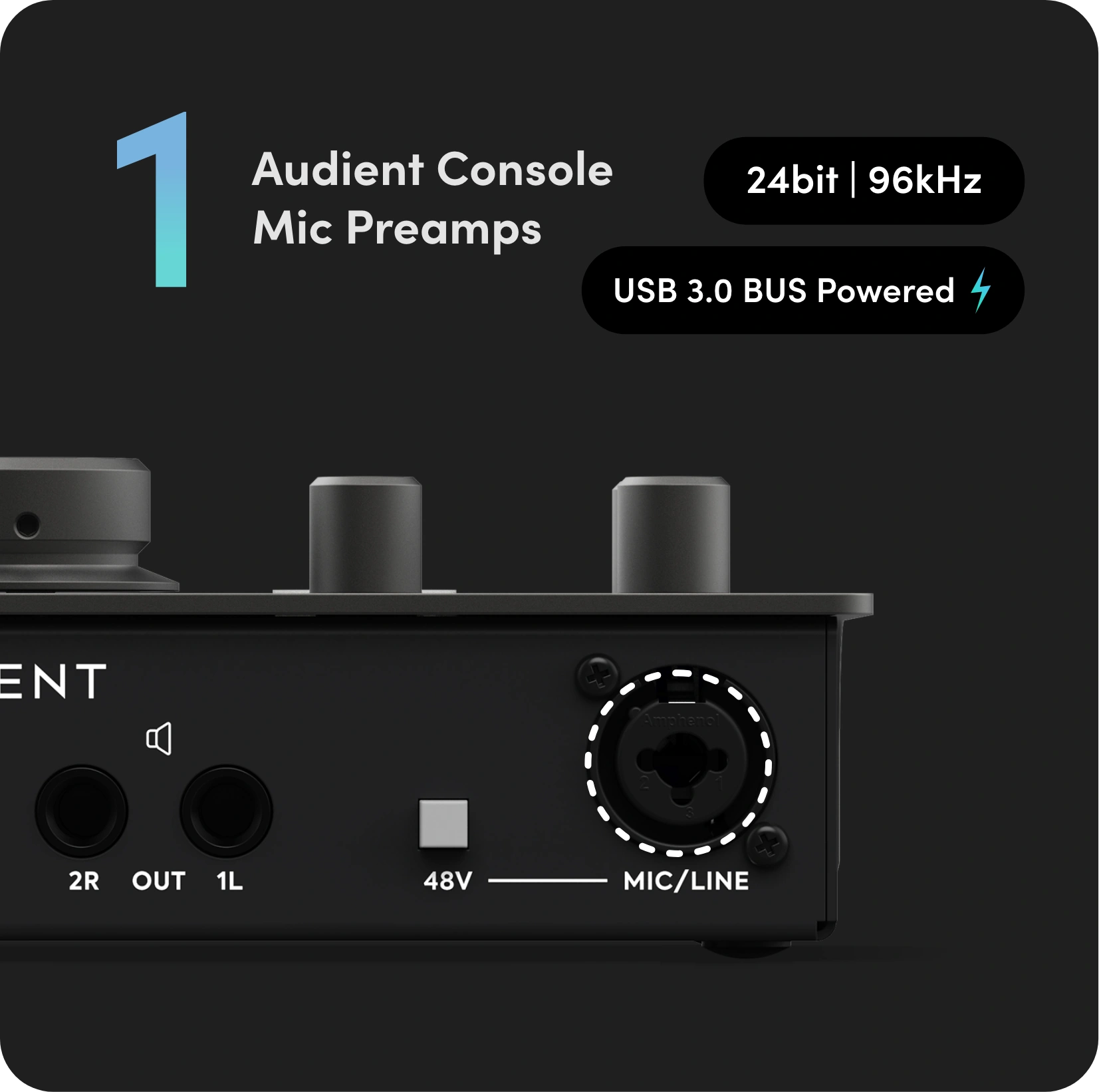 iD4 - 2in / 2out Audio Interface - Your recordings made better