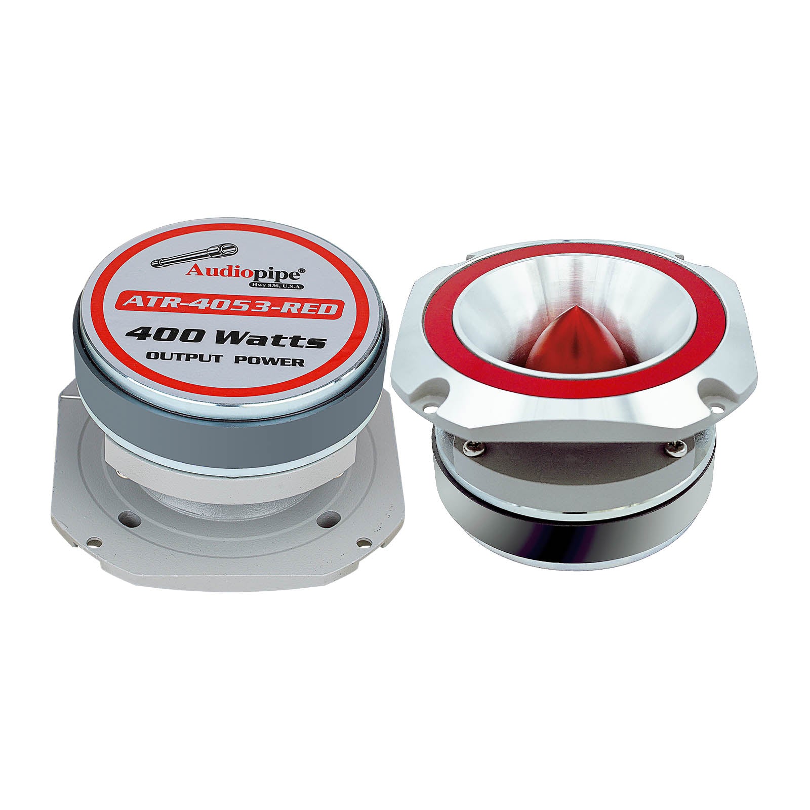 Heavy Duty Super Tweeter (ATR-4053-RED) – Audiopipe