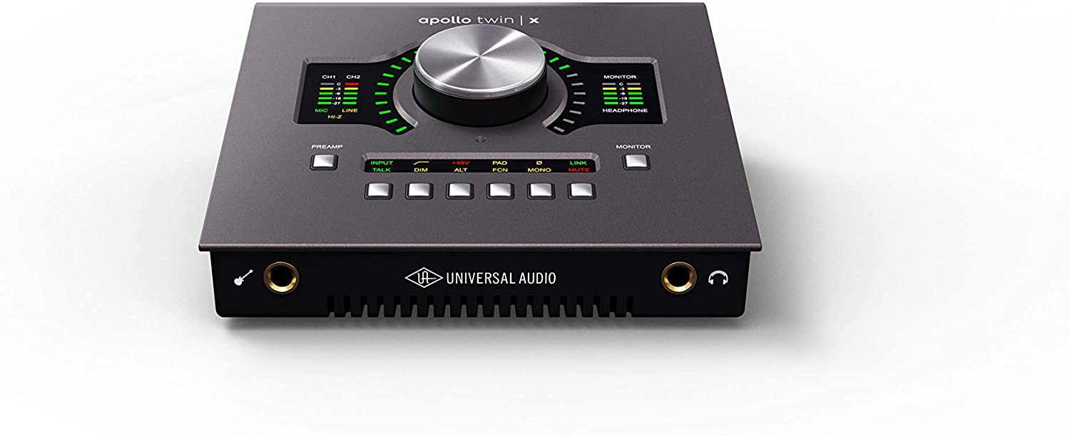 UNIVERSAL AUDIO Apollo Twin X QUAD Heritage Edition (Desktop/Mac