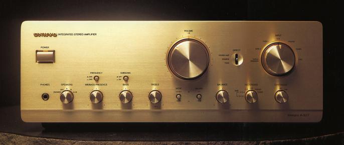Specifications of ONKYO Integra A-927 Onkyo / Onkyo