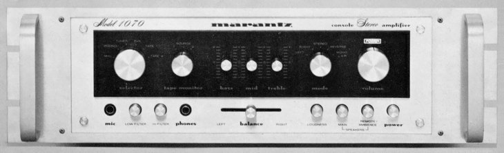 Specifications of Marantz Model 1070 Marantz