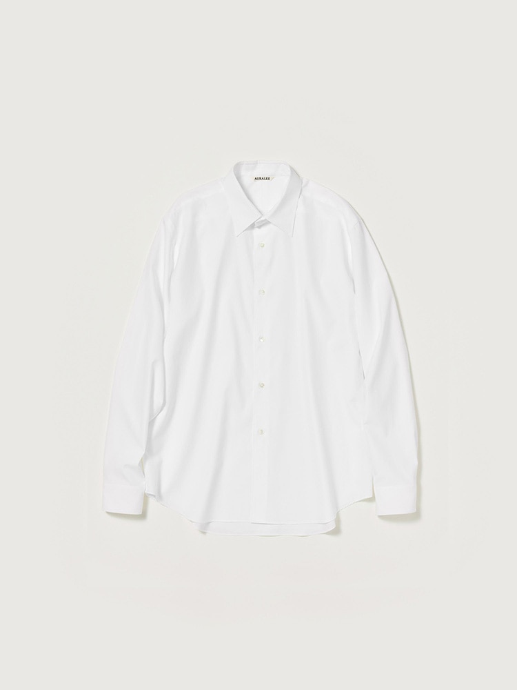 WASHED FINX TWILL SHIRT - AURALEE Official Website