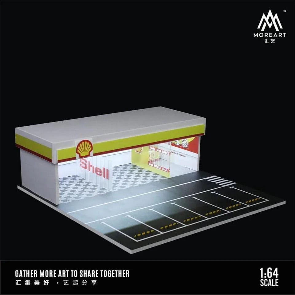 MOREART Shell Workshop 1:64 Diorama with LED Lighting – AUSSIE diecast