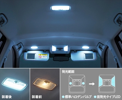 XA50型 RAV4 LEDルームランプセット ホワイト/面発光 | Autostyle
