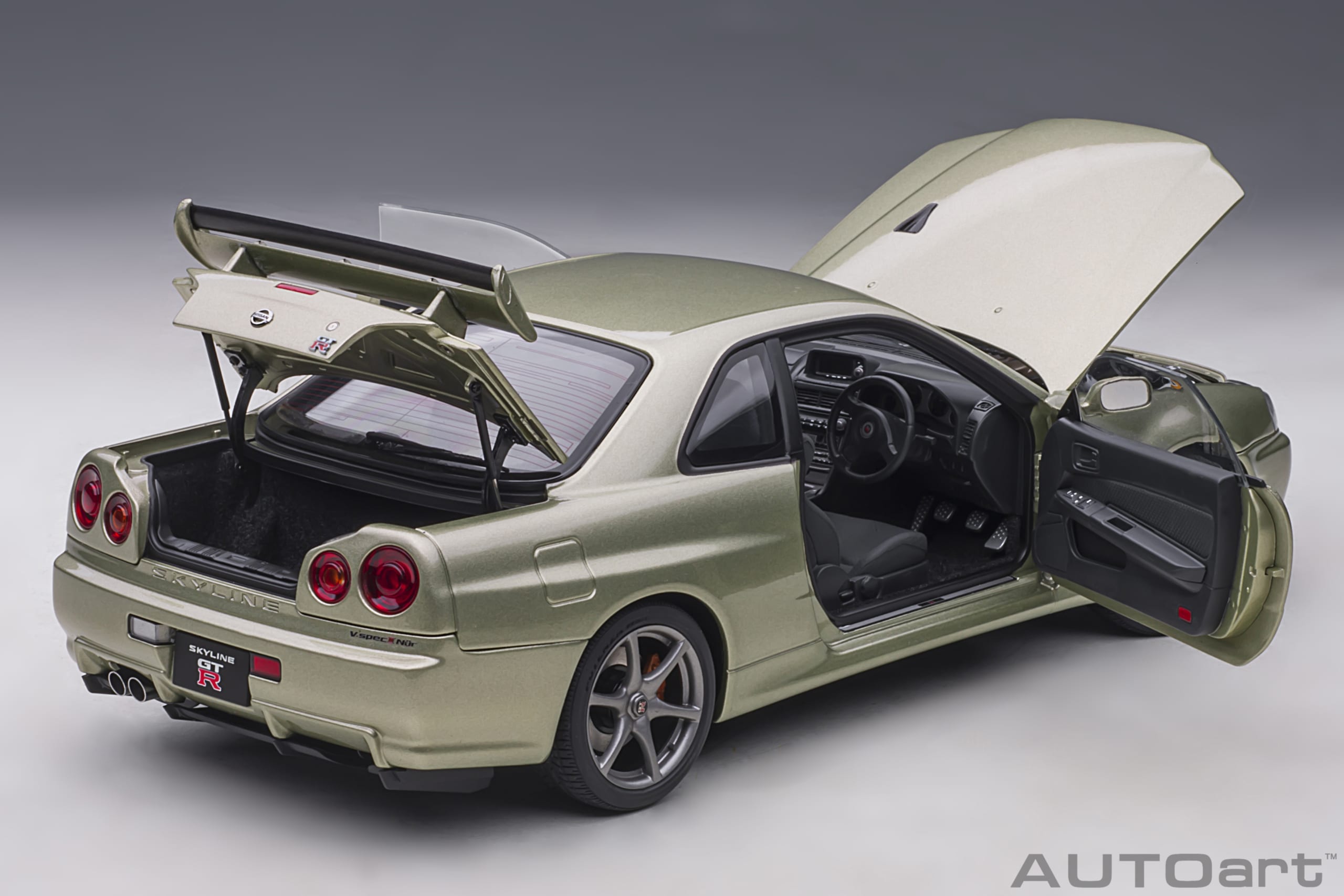 Nissan Skyline GT-R (R34) V-Spec II Nür (Millenium Jade) | AUTOart