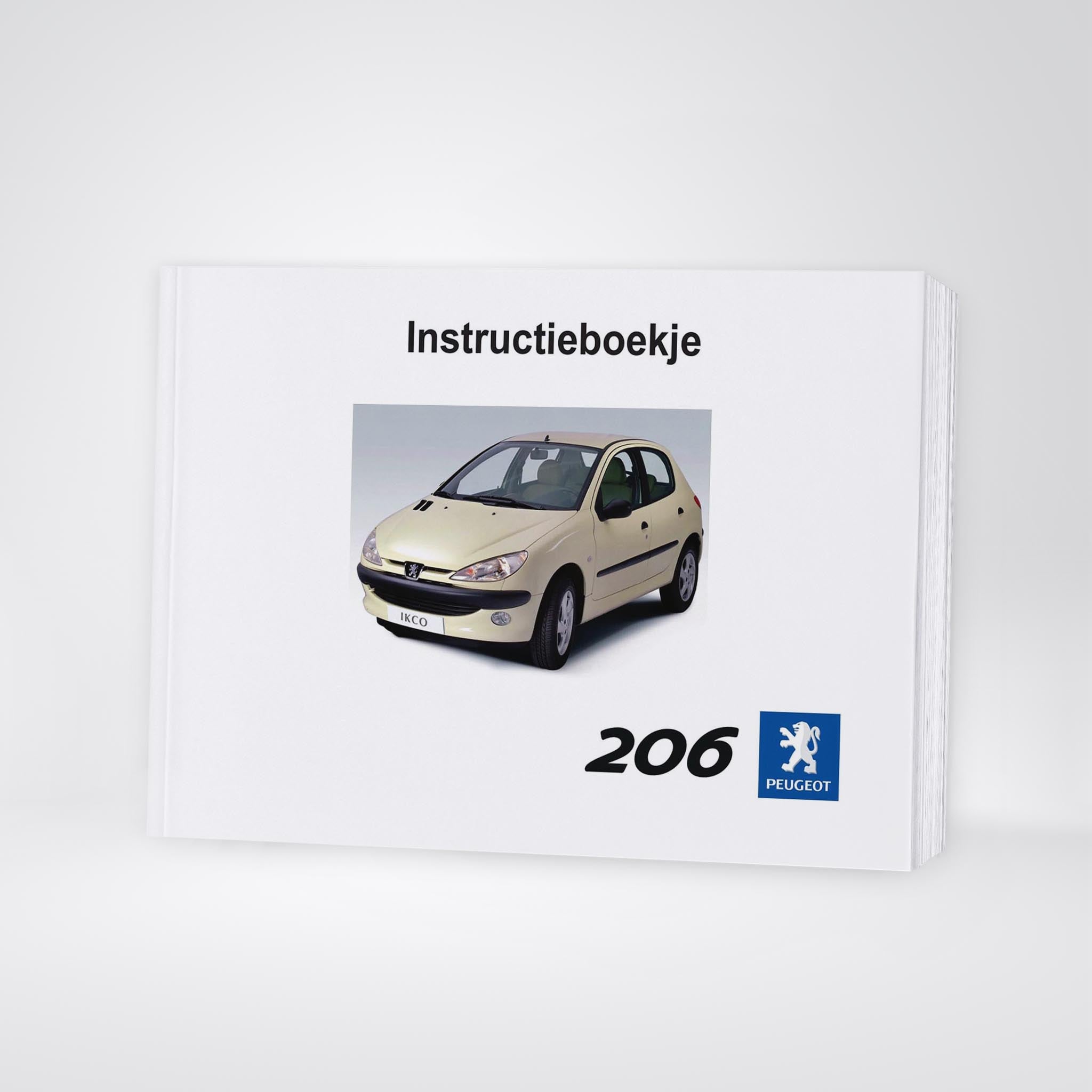 2001-2002 Peugeot 206 Owner's Manual | Dutch – Car Manuals