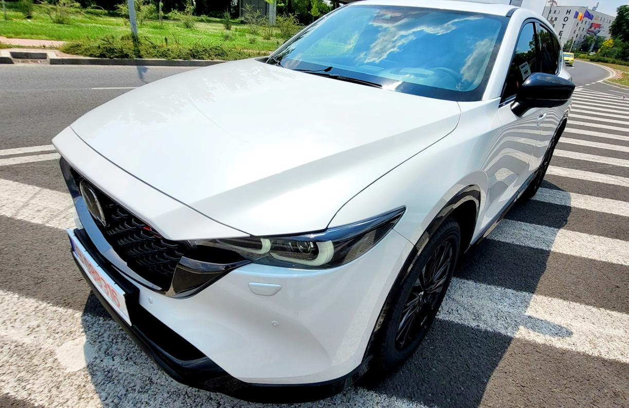 Test Drive in premiera cu noua Mazda CX-5 KF Homura 2023 motor 2.5