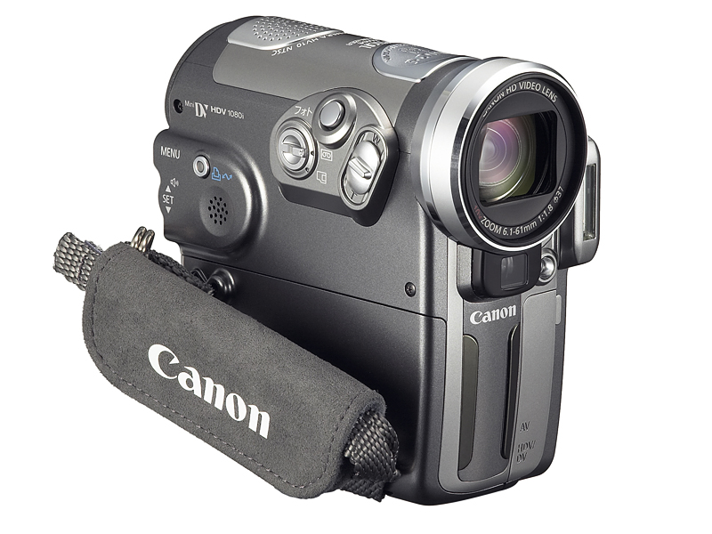 キヤノン、同社初の家庭用縦型HDVカメラ「iVIS HV10」