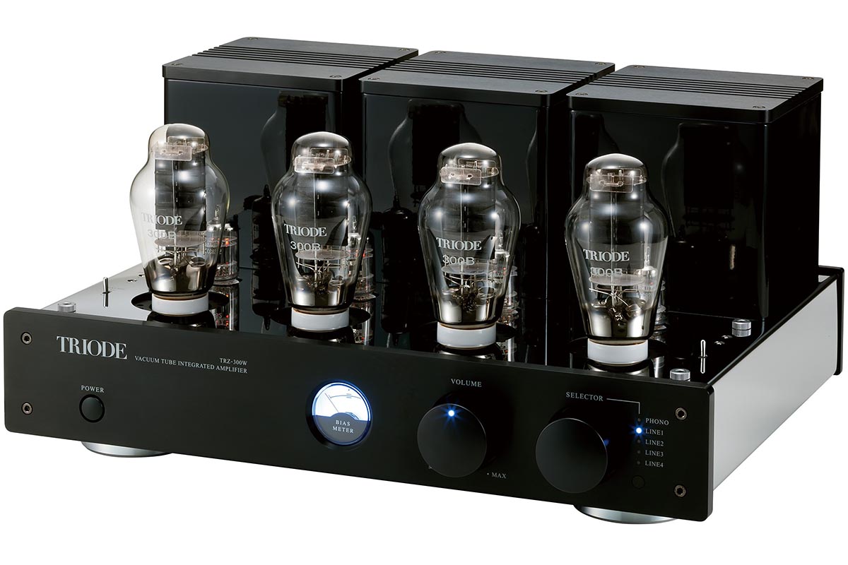 トライオード、定番300B真空管プリメインアンプを刷新した「TRZ-300W