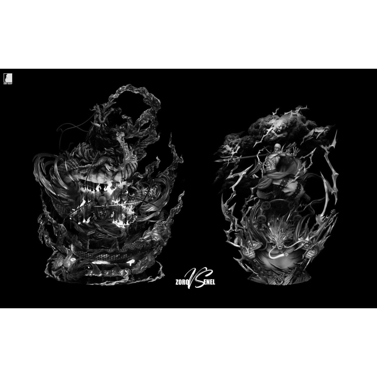 Last Sleep Studio - Nine Sword Style Roronoa Zoro Vs Kaido – Avolounge