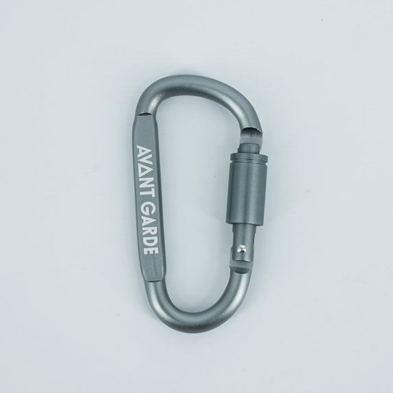 AVANT GARDE ] locking carabiner D型 S型 ロックカラビナ ブラック