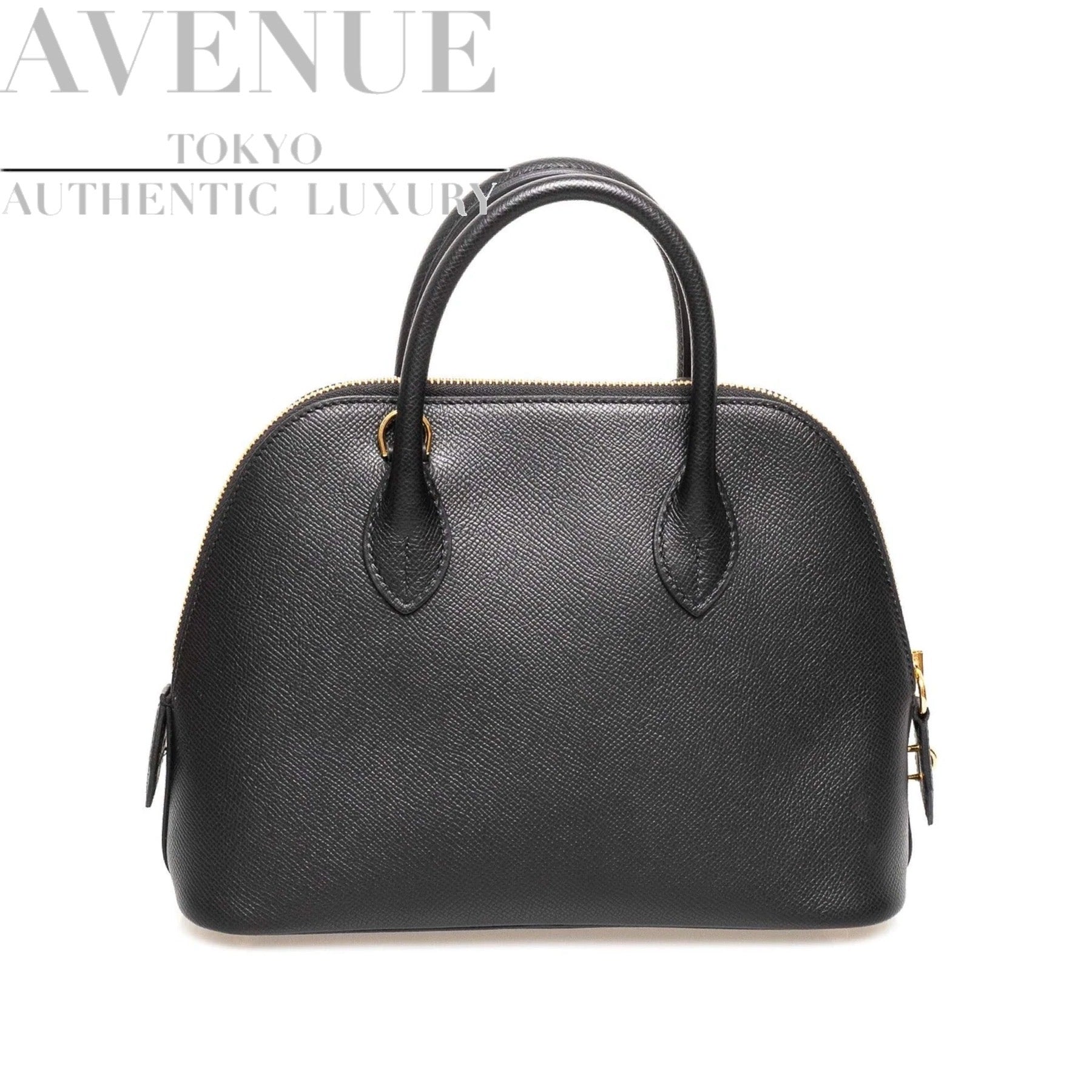 エルメス ボリード25 ブラック ノワール エプソン ゴールド金具 HERMES