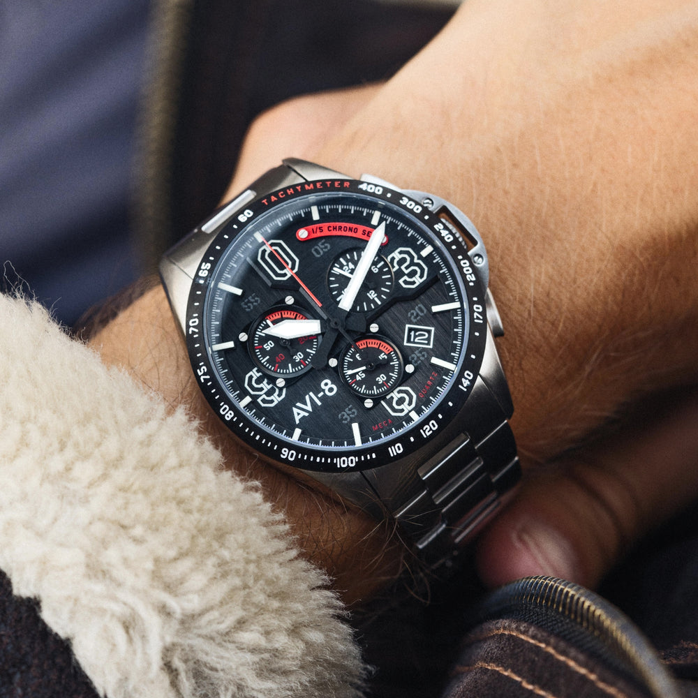Legion | P51 Mustang Blakeslee Chronograph – AVI-8 Timepieces