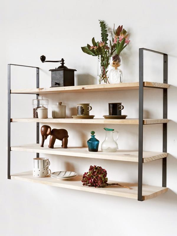 アイアンスクエアウォールシェルフ LL | AXCIS ONLINE