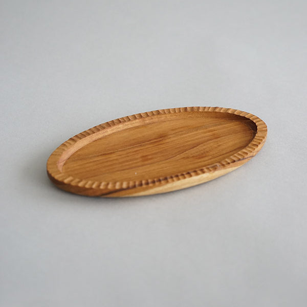 チーク オーバルトレイ | AXCIS ONLINE