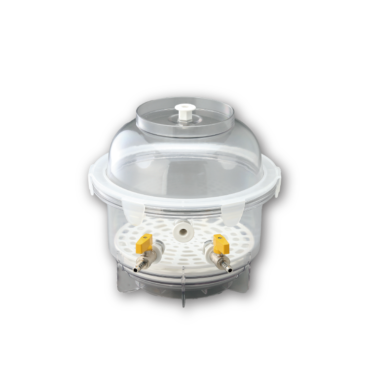 2-931-03 成形真空デシケータ ゲージ付 RVD-250 【AXEL】 アズワン