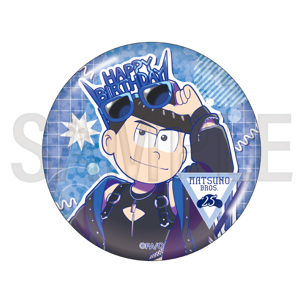 おそ松さん 6つ子バースデー'25 ホログラムBIG缶バッジ（全6種