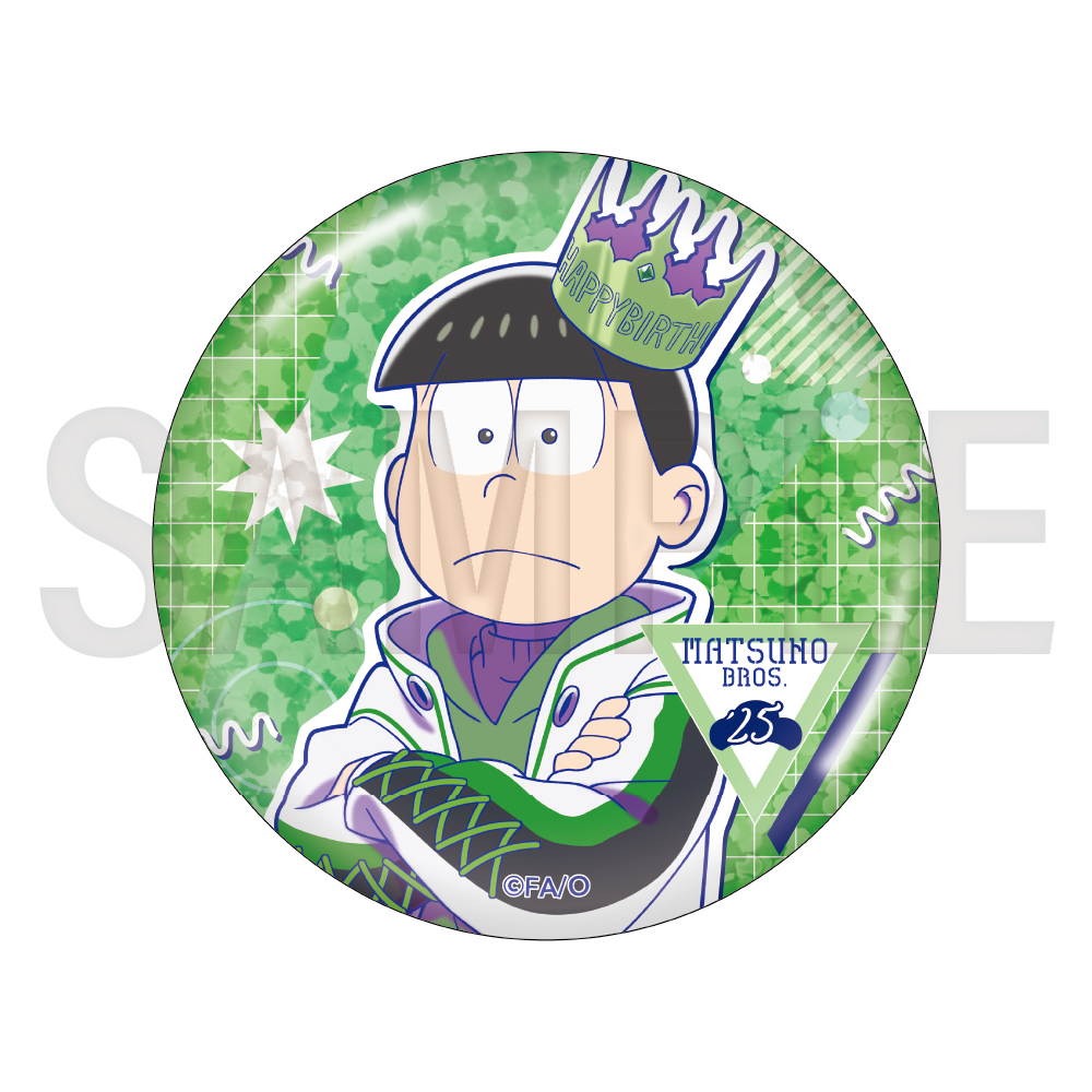 おそ松さん 6つ子バースデー'25 ホログラムBIG缶バッジ（全6種