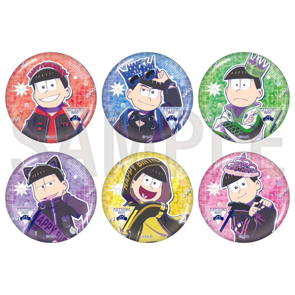 おそ松さん 一松 天使 悪魔 バンド チェンジング 缶バッジ ホログラム