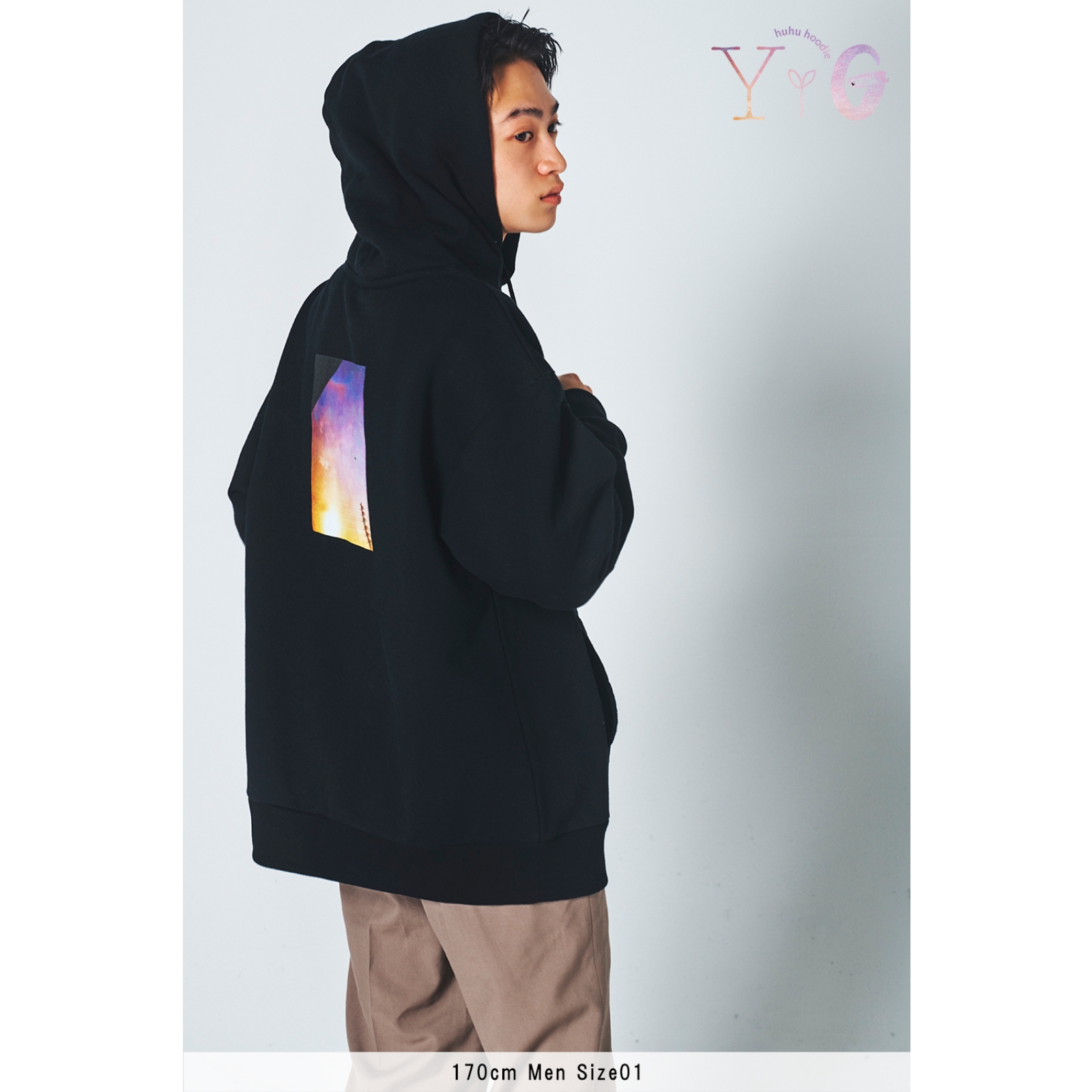 huhu フーディ〉PHOTO PRINT | Yui Aragaki × Ginza huhu hoodie STORE