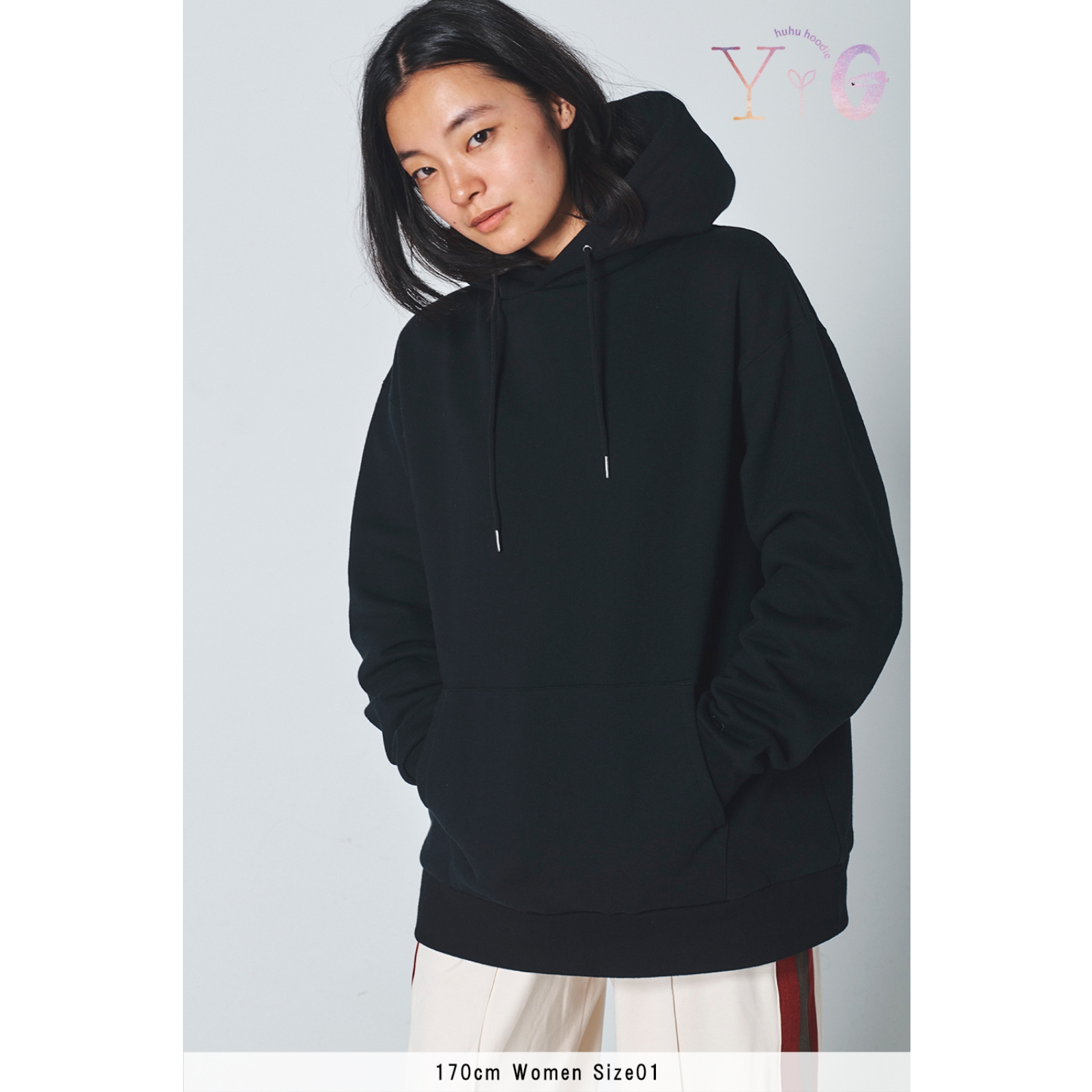 huhu フーディ〉PHOTO PRINT | Yui Aragaki × Ginza huhu hoodie STORE