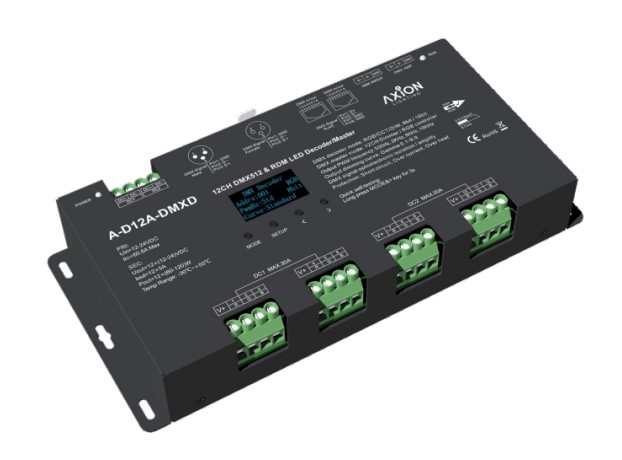 12 Channel DMX Decoder V2 – Axion Lighting