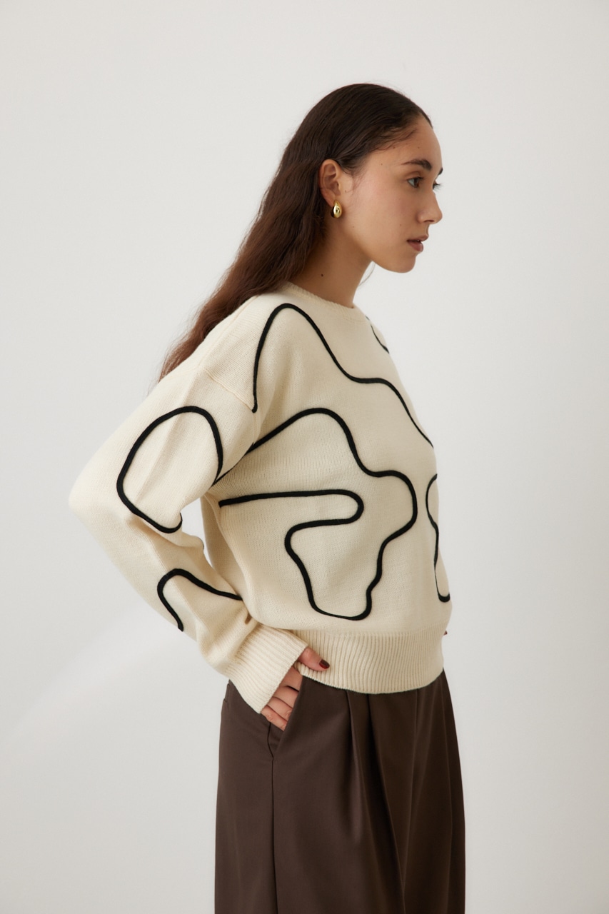 crie conforto】コードエンブロイダリーニット｜WOMEN｜254HAT70-087I