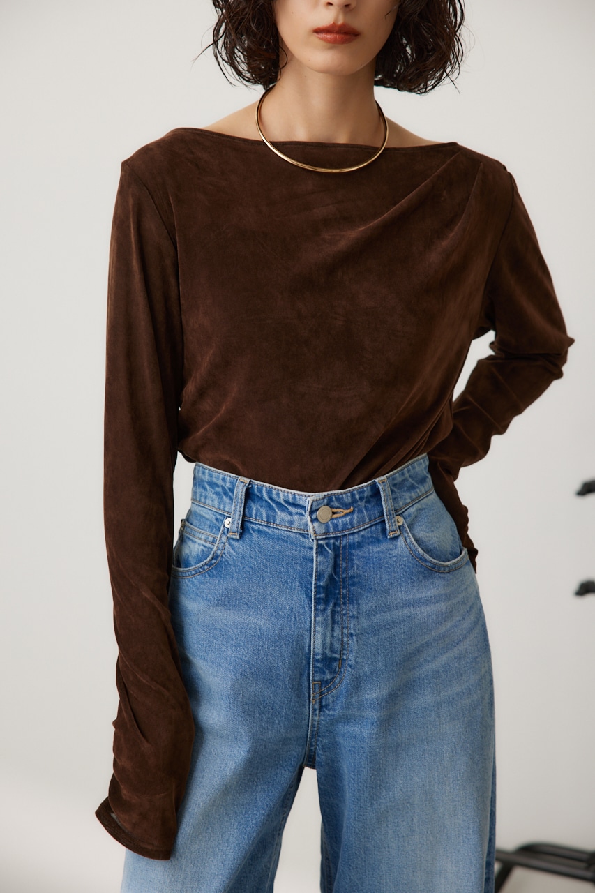 crie conforto】シアーベロアライクトップス｜WOMEN｜254HAT80-031G