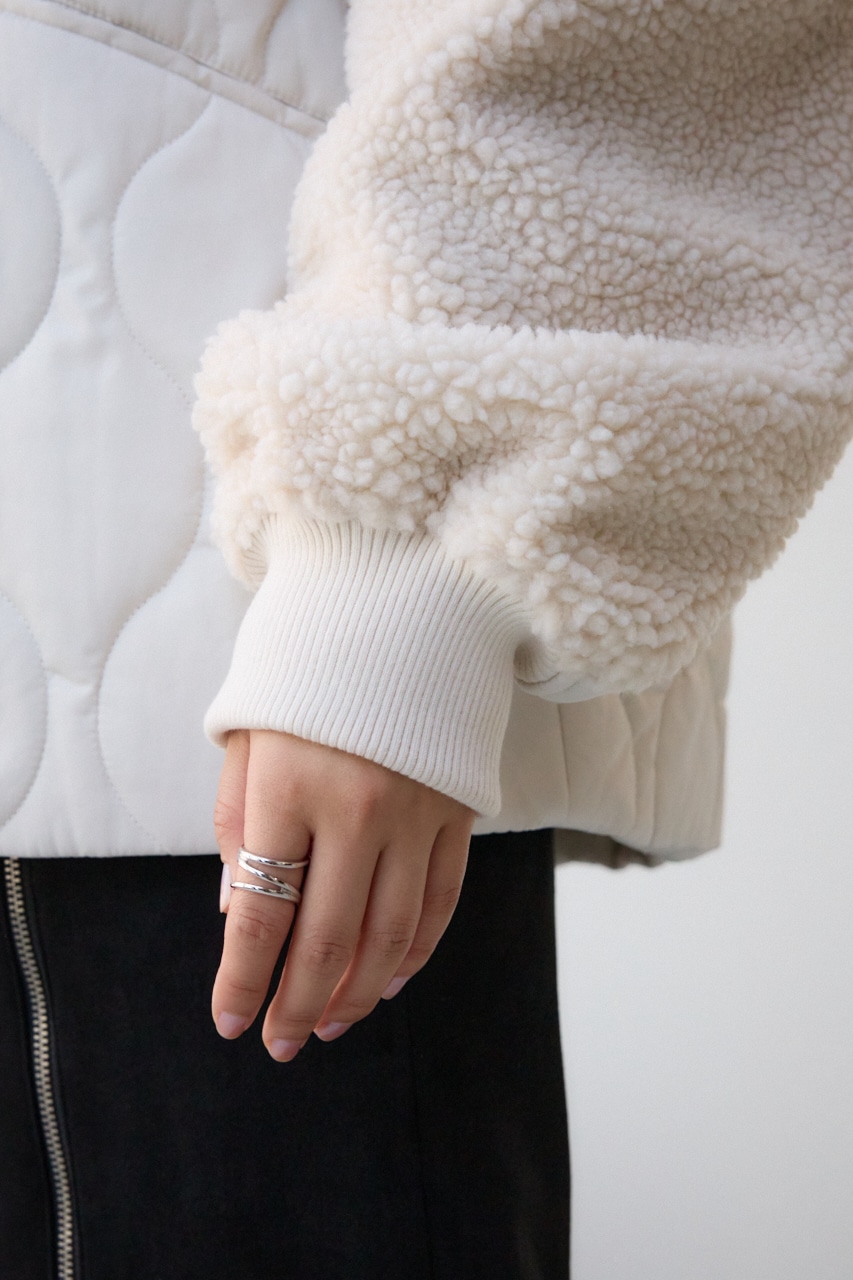 スウィッチングボアブルゾン｜WOMEN｜250HAB30-592I｜AZUL BY MOUSSY