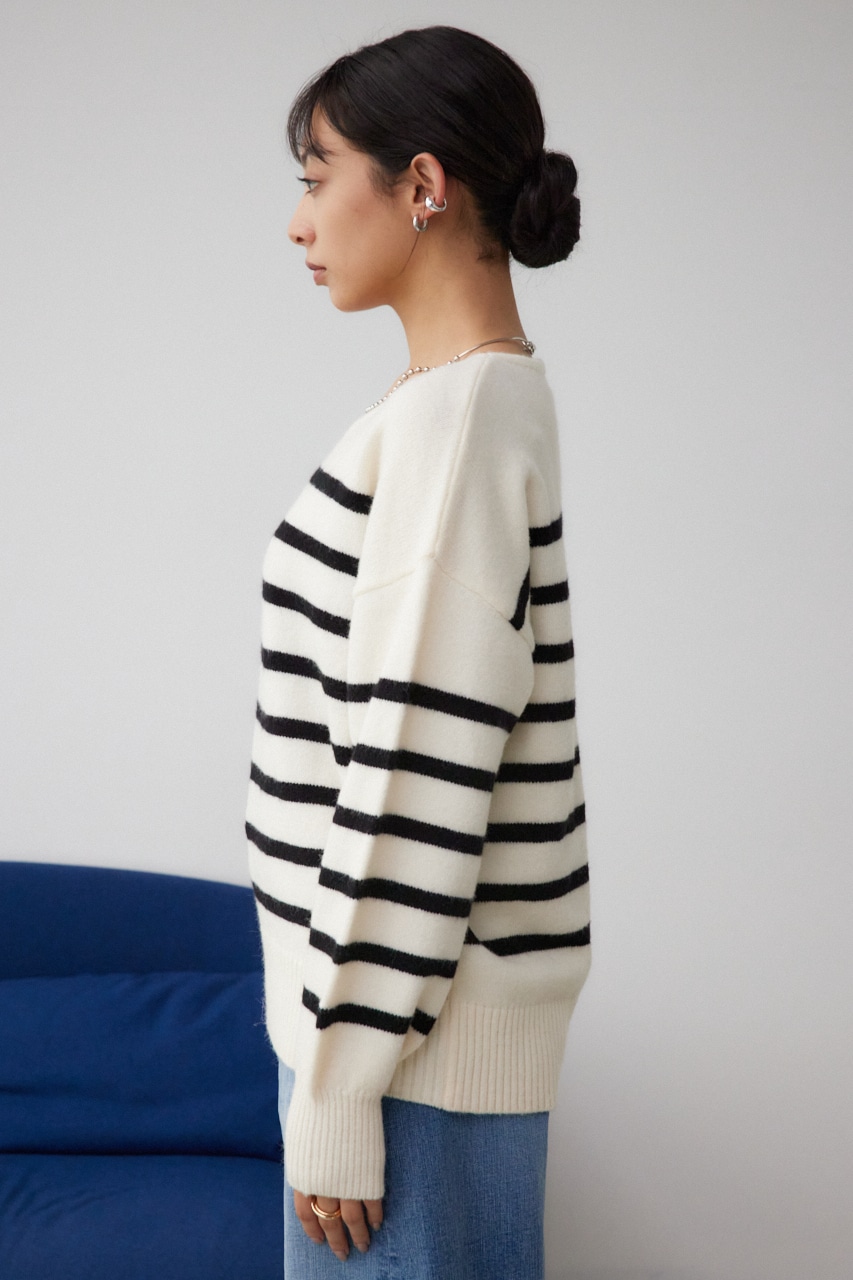 Vネックアソートカラーニットプルオーバー｜WOMEN｜250HAB70-124B