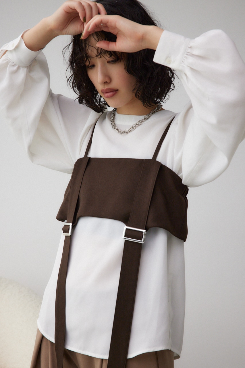 ガータービスチェレイヤードトップス｜WOMEN｜250HAC30-556I｜AZUL BY