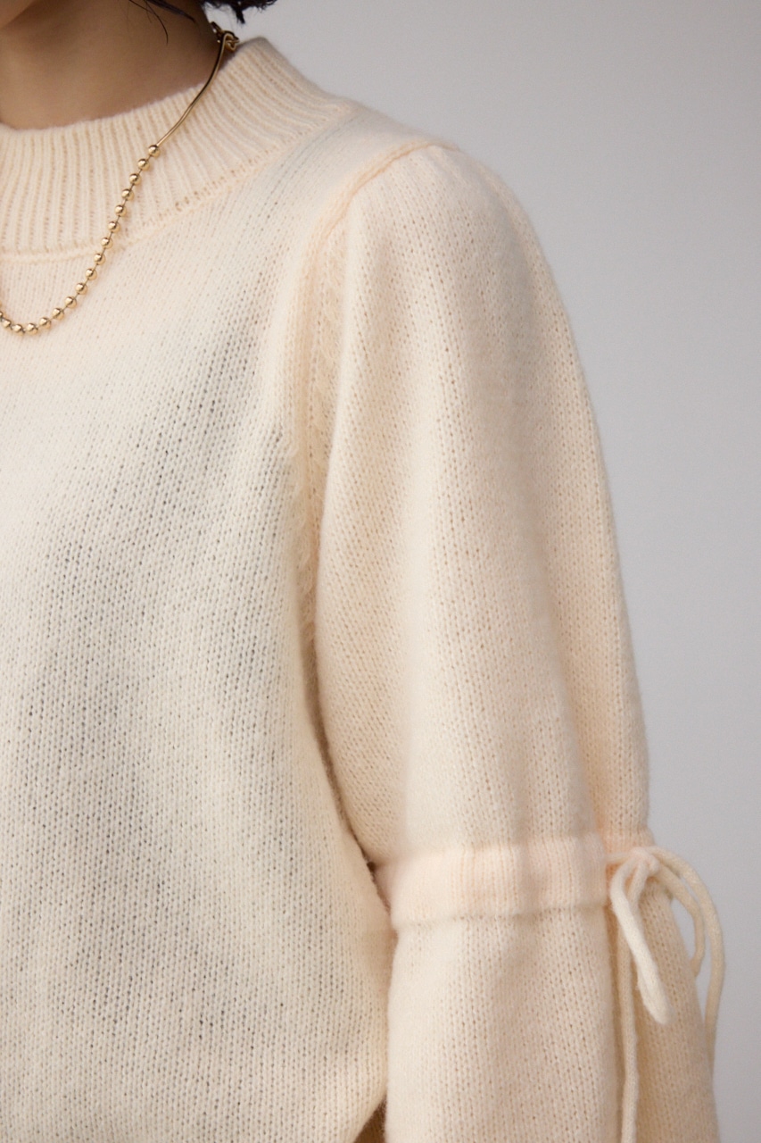 袖リボンデザインニット｜WOMEN｜250HAC70-569I｜AZUL BY MOUSSY