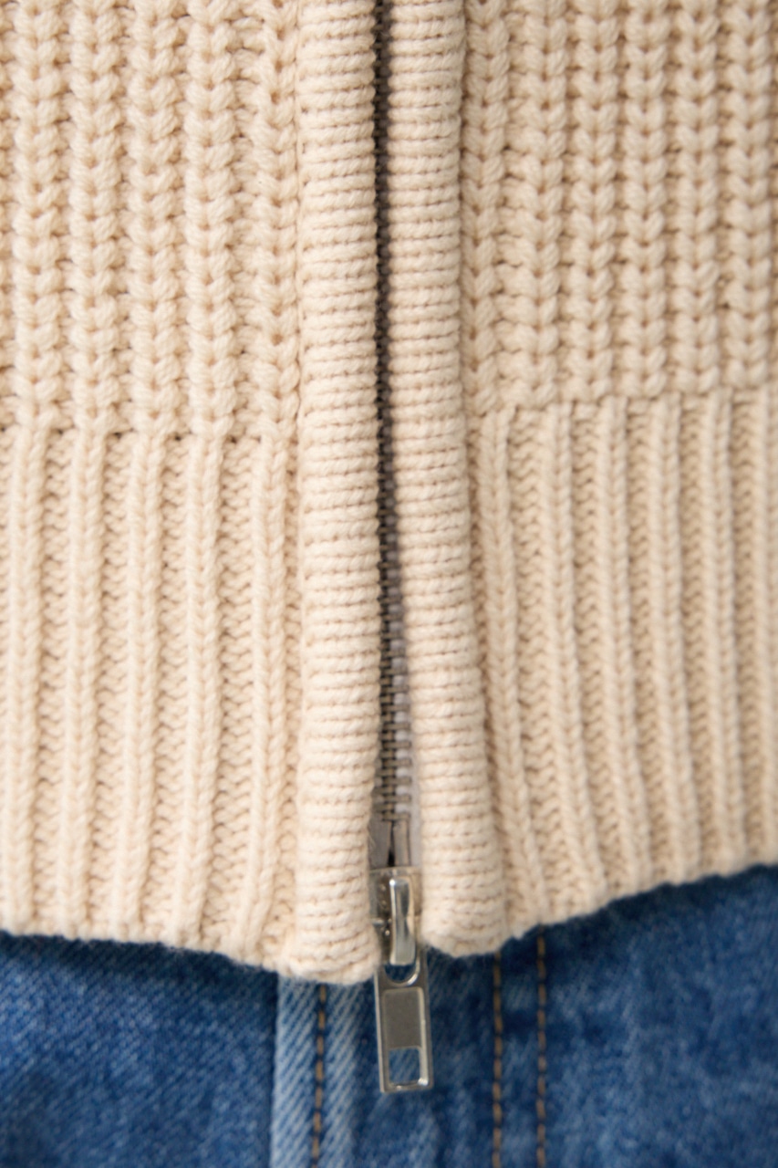 ジップアップニットベスト｜WOMEN｜250HAT70-443H｜AZUL BY MOUSSY